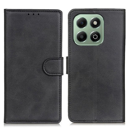 For Honor X6b 4G Stand Wallet Case Cowhide Texture Leather Phone Cover