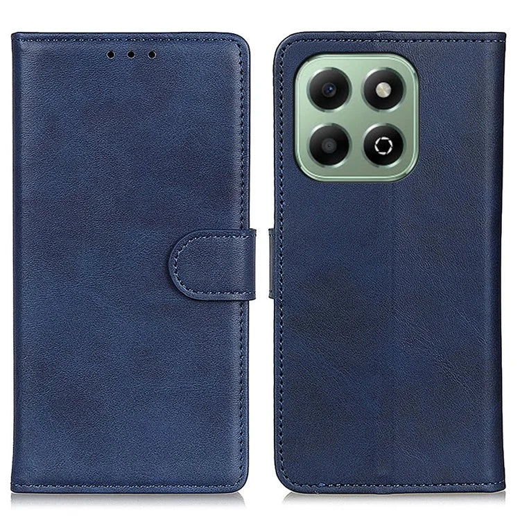 For Honor X6b 4G Stand Wallet Case Cowhide Texture Leather Phone Cover