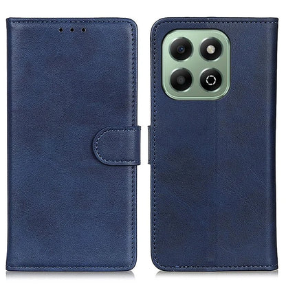 For Honor X6b 4G Stand Wallet Case Cowhide Texture Leather Phone Cover