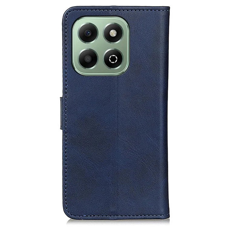 For Honor X6b 4G Stand Wallet Case Cowhide Texture Leather Phone Cover