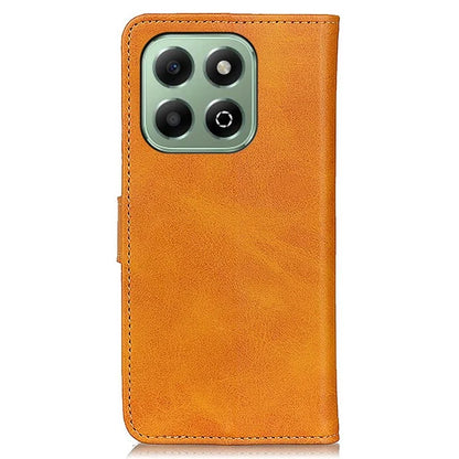 For Honor X6b 4G Stand Wallet Case Cowhide Texture Leather Phone Cover