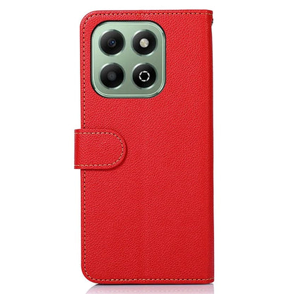 KHAZNEH For Honor X6b 4G Case RFID Blocking Wallet PU Leather Phone Cover