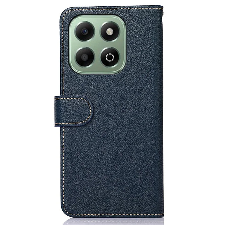 KHAZNEH For Honor X6b 4G Case RFID Blocking Wallet PU Leather Phone Cover