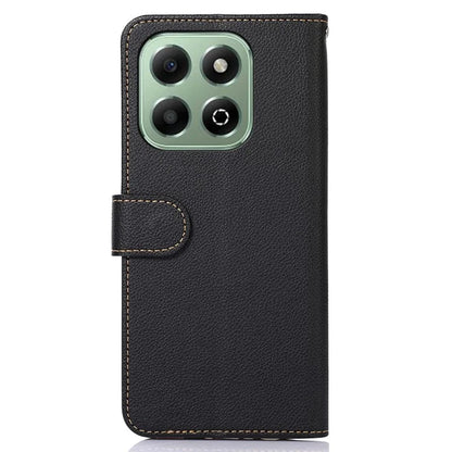 KHAZNEH For Honor X6b 4G Case RFID Blocking Wallet PU Leather Phone Cover