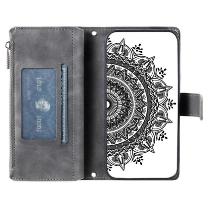 Style 006 For Google Pixel 9 / 9 Pro Wallet Case PU Leather Phone Cover Mandala Flower Pattern