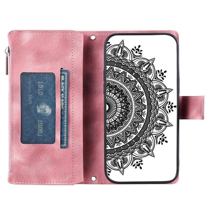 Style 006 For Google Pixel 9 / 9 Pro Wallet Case PU Leather Phone Cover Mandala Flower Pattern