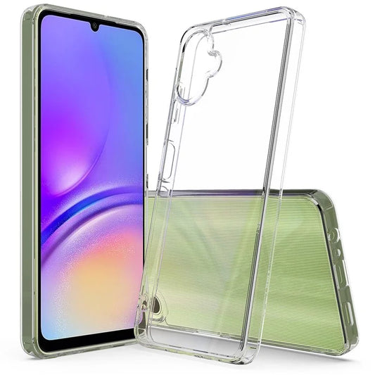 For Samsung Galaxy A06 Clear Phone Case TPU+Acrylic Shockproof Phone Back Cover