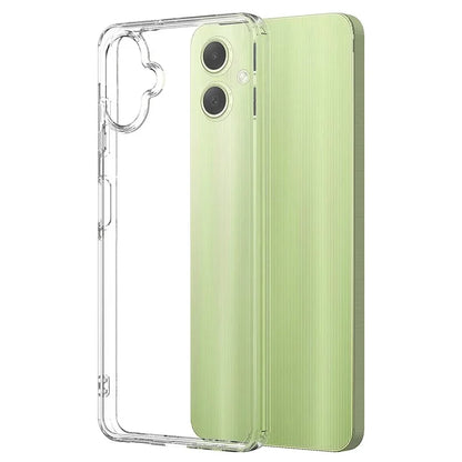 For Samsung Galaxy A06 Clear Phone Case TPU+Acrylic Shockproof Phone Back Cover