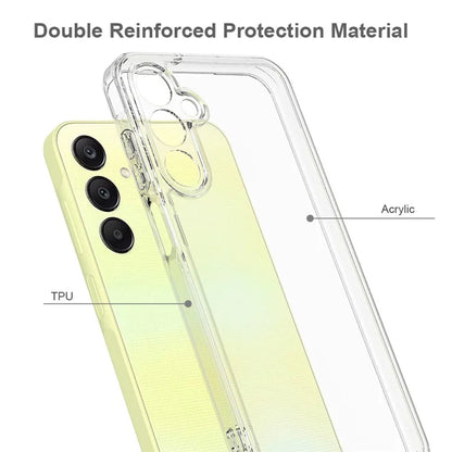 For Samsung Galaxy A16 5G Clear Phone Case TPU+Acrylic Shockproof Phone Back Cover