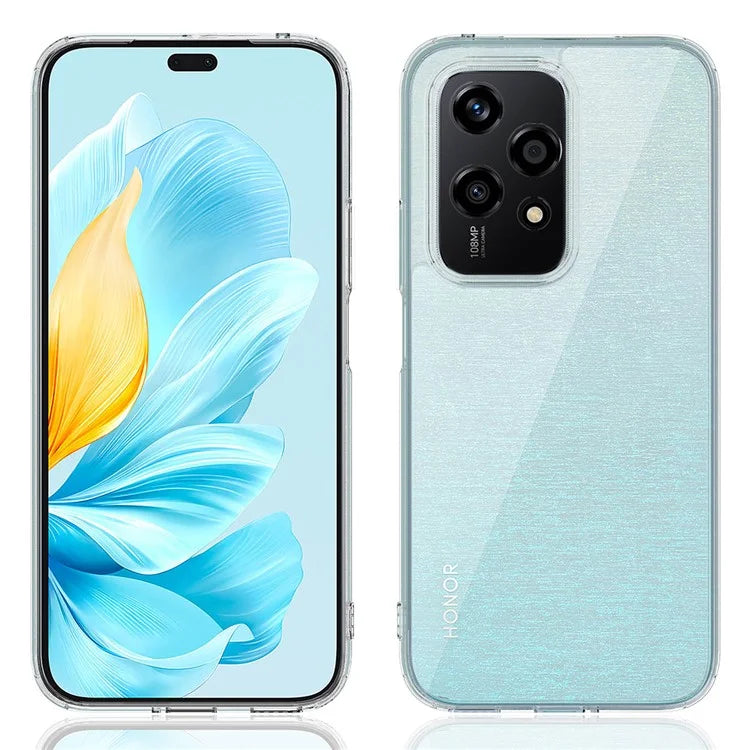 For Honor 200 Lite Clear Phone Case TPU+Acrylic Shockproof Phone Back Cover