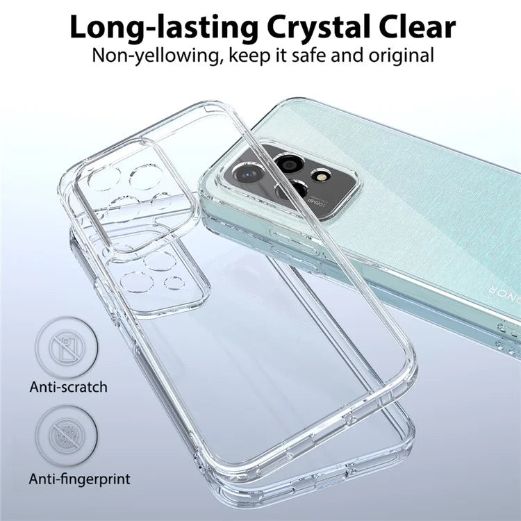 For Honor 200 Lite Clear Phone Case TPU+Acrylic Shockproof Phone Back Cover