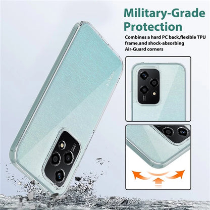 For Honor 200 Lite Clear Phone Case TPU+Acrylic Shockproof Phone Back Cover