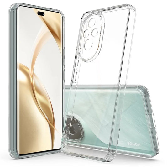 For Honor 200 5G Clear Phone Case TPU+Acrylic Shockproof Phone Back Cover