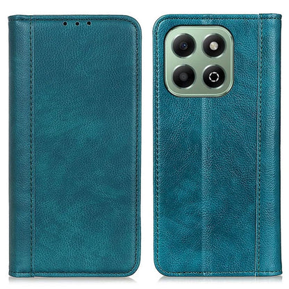 For Honor X6b 4G Stand Case Split Leather Litchi Texture Wallet Phone Cover