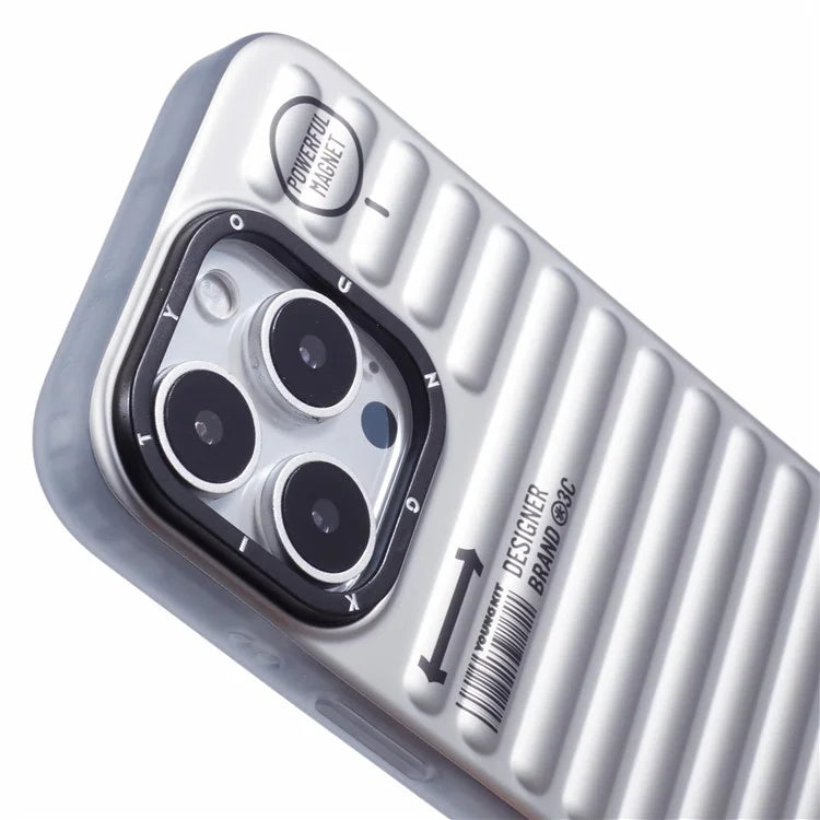 YOUNGKIT For iPhone 16 Pro Case Compatible with MagSafe Suitcase Texture IMD TPU Phone Cover