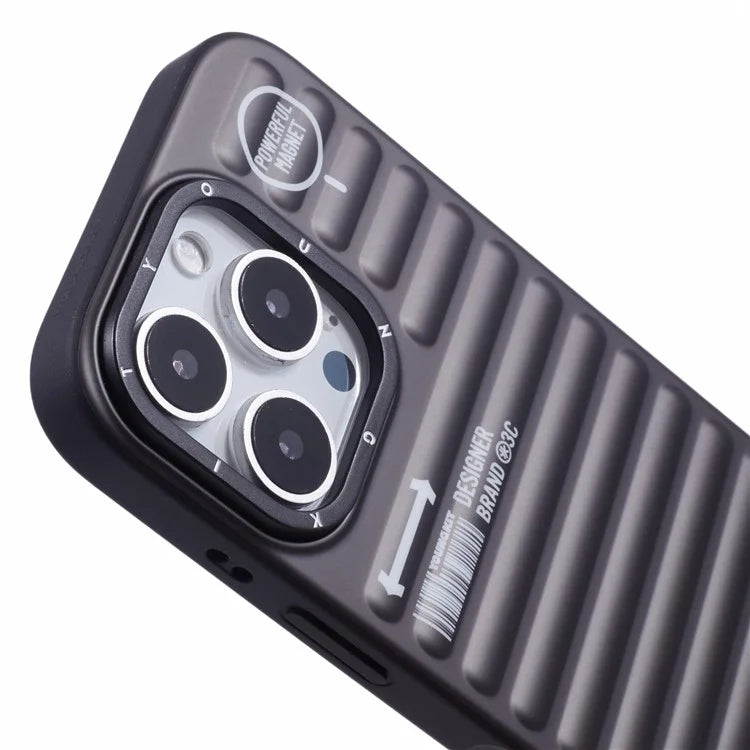 YOUNGKIT For iPhone 16 Pro Case Compatible with MagSafe Suitcase Texture IMD TPU Phone Cover