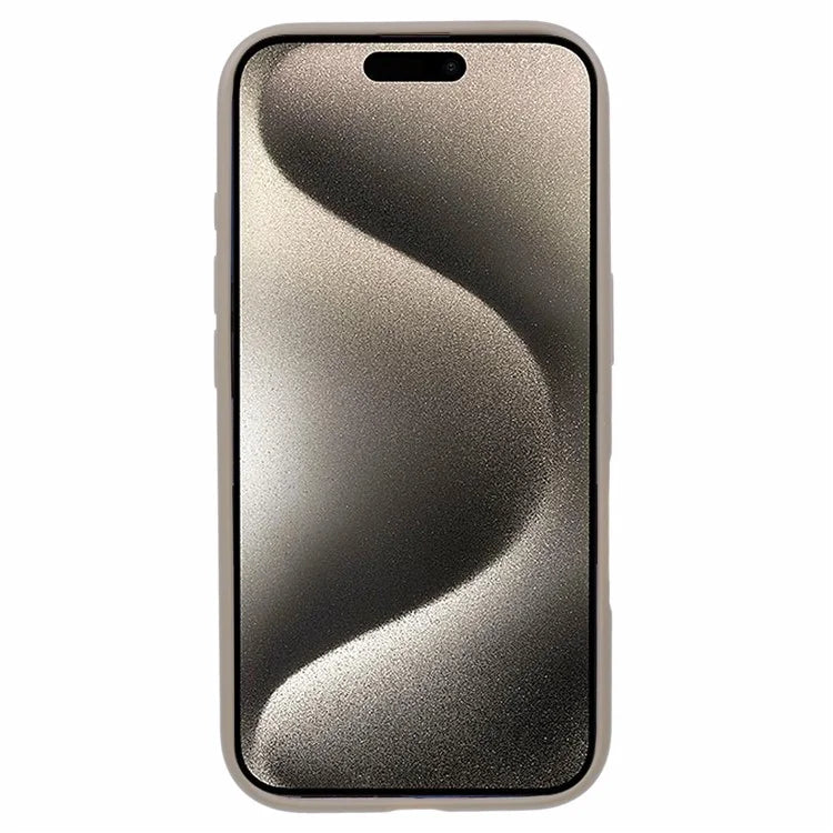 X-LEVEL PITHY STONE II For iPhone 16 Magnetic Case PC+TPU Back Cover Kickstand