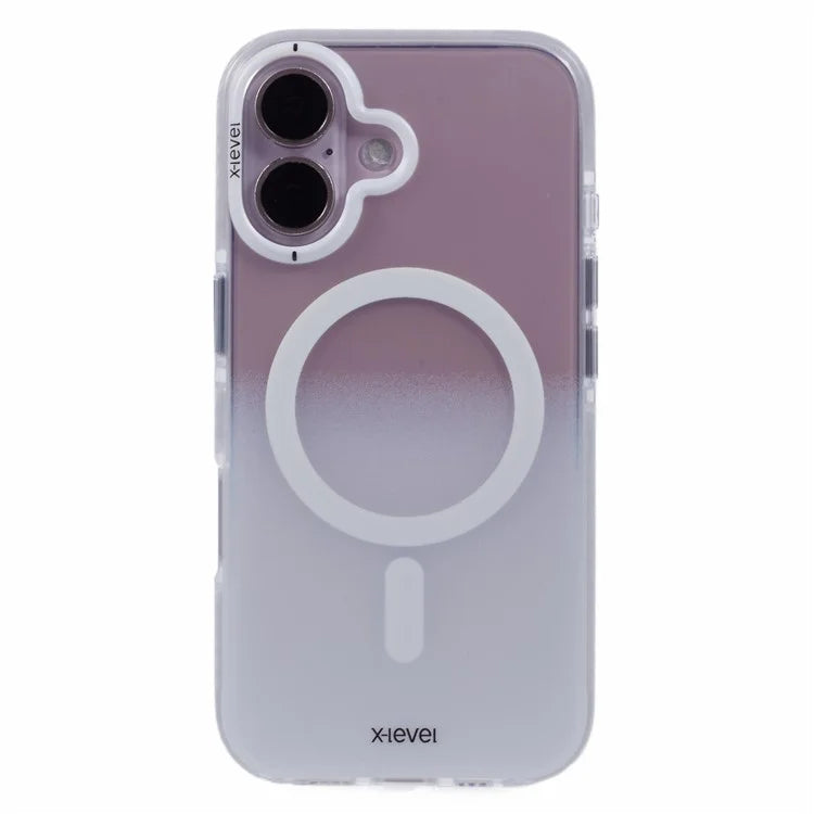 X-LEVEL For iPhone 16 Case Compatible with MagSafe TPU Gradient Phone Cover