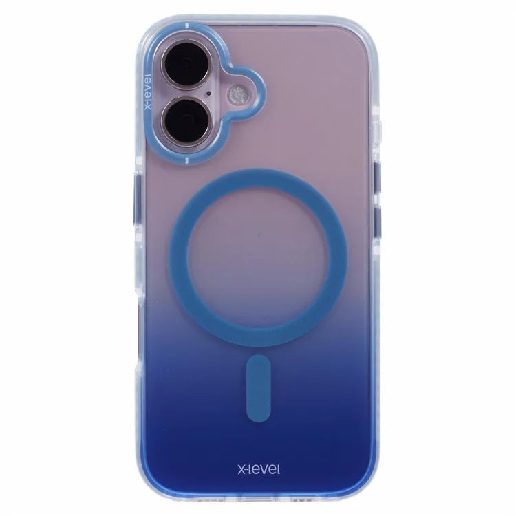 X-LEVEL For iPhone 16 Case Compatible with MagSafe TPU Gradient Phone Cover