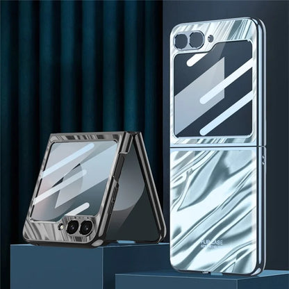 GKK For Samsung Galaxy Z Flip6 5G Case Shockproof PC Phone Cover with Small Screen Film