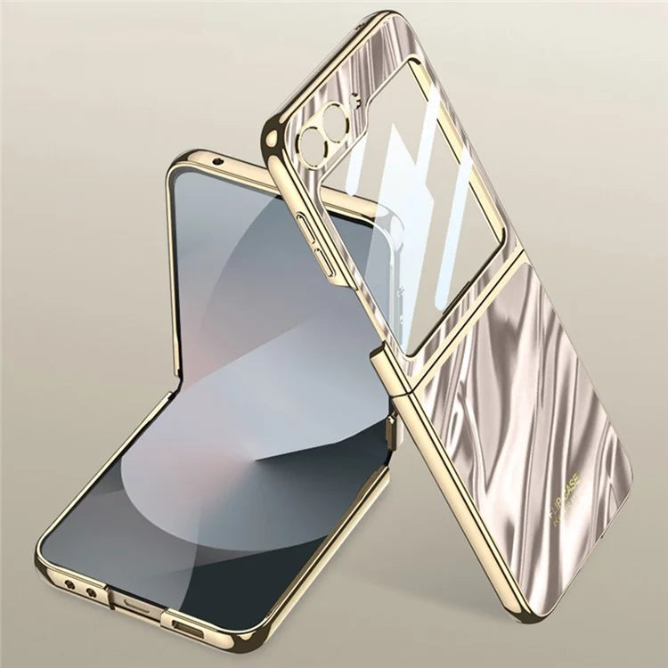 GKK For Samsung Galaxy Z Flip6 5G Case Shockproof PC Phone Cover with Small Screen Film