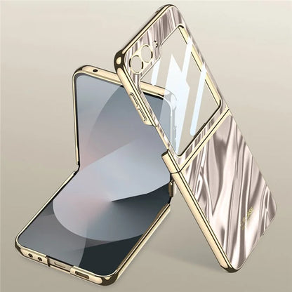 GKK For Samsung Galaxy Z Flip6 5G Case Shockproof PC Phone Cover with Small Screen Film
