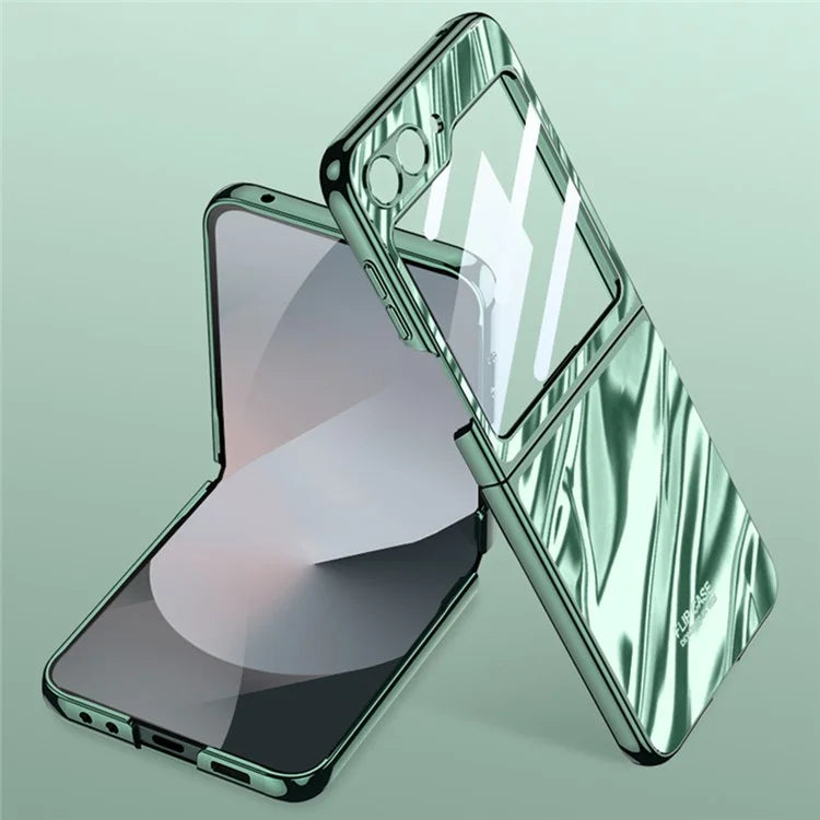 GKK For Samsung Galaxy Z Flip6 5G Case Shockproof PC Phone Cover with Small Screen Film