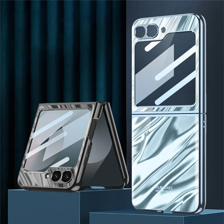 GKK For Samsung Galaxy Z Flip6 5G Case Shockproof PC Phone Cover with Small Screen Film