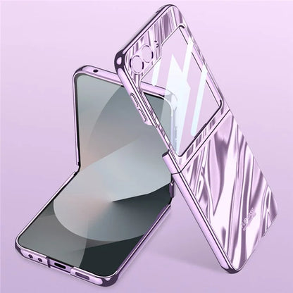 GKK For Samsung Galaxy Z Flip6 5G Case Shockproof PC Phone Cover with Small Screen Film
