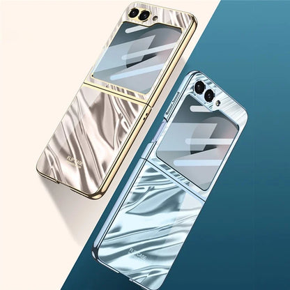 GKK For Samsung Galaxy Z Flip6 5G Case Shockproof PC Phone Cover with Small Screen Film