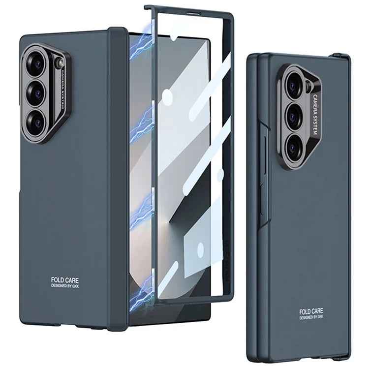 GKK For Samsung Galaxy Z Fold6 5G Case Magnetic Hinge Protector PC Phone Cover with Screen Film