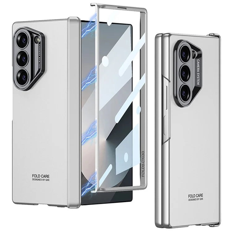 GKK For Samsung Galaxy Z Fold6 5G Case Magnetic Hinge Protector PC Phone Cover with Screen Film