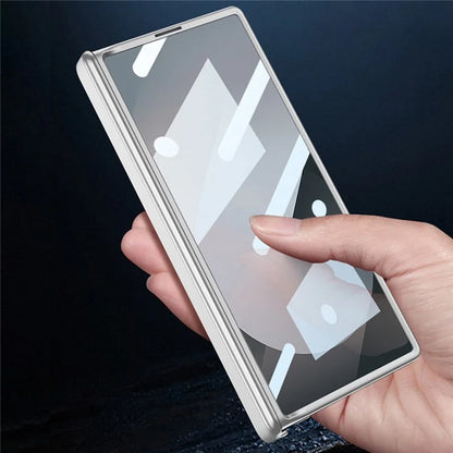 GKK For Samsung Galaxy Z Fold6 5G Case Magnetic Hinge Protector PC Phone Cover with Screen Film
