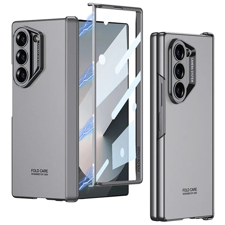 GKK For Samsung Galaxy Z Fold6 5G Case Magnetic Hinge Protector PC Phone Cover with Screen Film