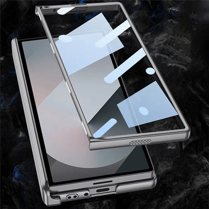 GKK For Samsung Galaxy Z Fold6 5G Case Magnetic Hinge Protector PC Phone Cover with Screen Film