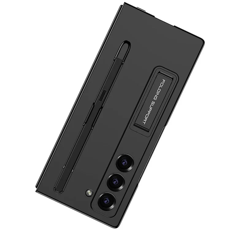 GKK For Samsung Galaxy Z Fold6 5G Case with Screen Film Kickstand Ultra Thin PC Phone Cover