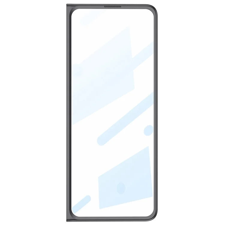 GKK For Samsung Galaxy Z Fold6 5G Case Anti-Drop PC+PU Phone Cover with Screen Film