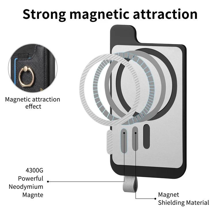 B5 For Samsung Galaxy A55 5G Case 2-in-1 Magnetic Detachable Card Holder Leather+TPU Phone Cover