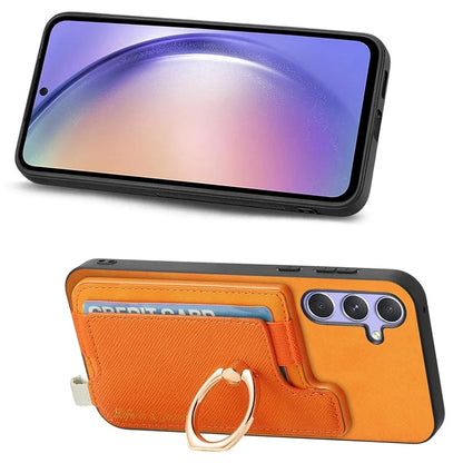 B5 For Samsung Galaxy A54 5G Case 2-in-1 Magnetic Detachable Card Holder Leather+TPU Phone Cover