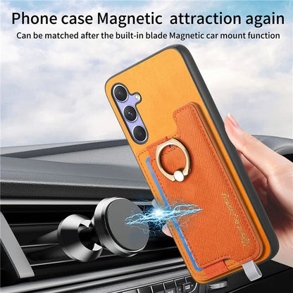 B5 For Samsung Galaxy A54 5G Case 2-in-1 Magnetic Detachable Card Holder Leather+TPU Phone Cover