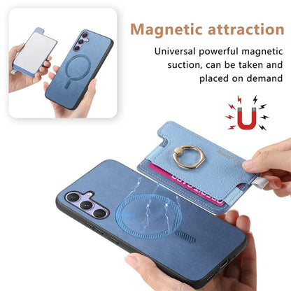 B5 For Samsung Galaxy A54 5G Case 2-in-1 Magnetic Detachable Card Holder Leather+TPU Phone Cover