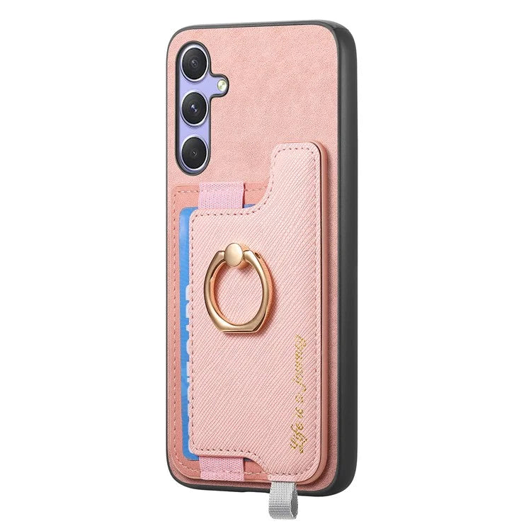 B5 For Samsung Galaxy A54 5G Case 2-in-1 Magnetic Detachable Card Holder Leather+TPU Phone Cover
