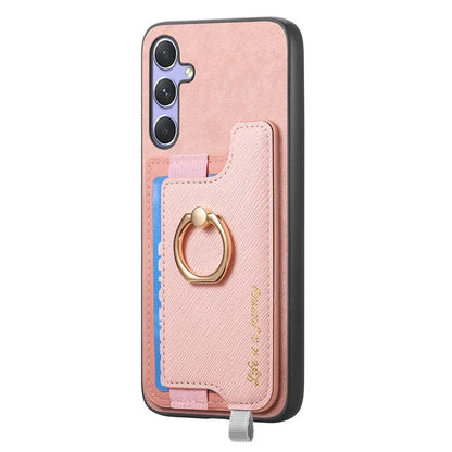 B5 For Samsung Galaxy A54 5G Case 2-in-1 Magnetic Detachable Card Holder Leather+TPU Phone Cover