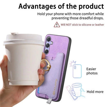 B5 For Samsung Galaxy A54 5G Case 2-in-1 Magnetic Detachable Card Holder Leather+TPU Phone Cover