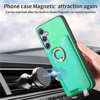 B5 For Samsung Galaxy A54 5G Case 2-in-1 Magnetic Detachable Card Holder Leather+TPU Phone Cover