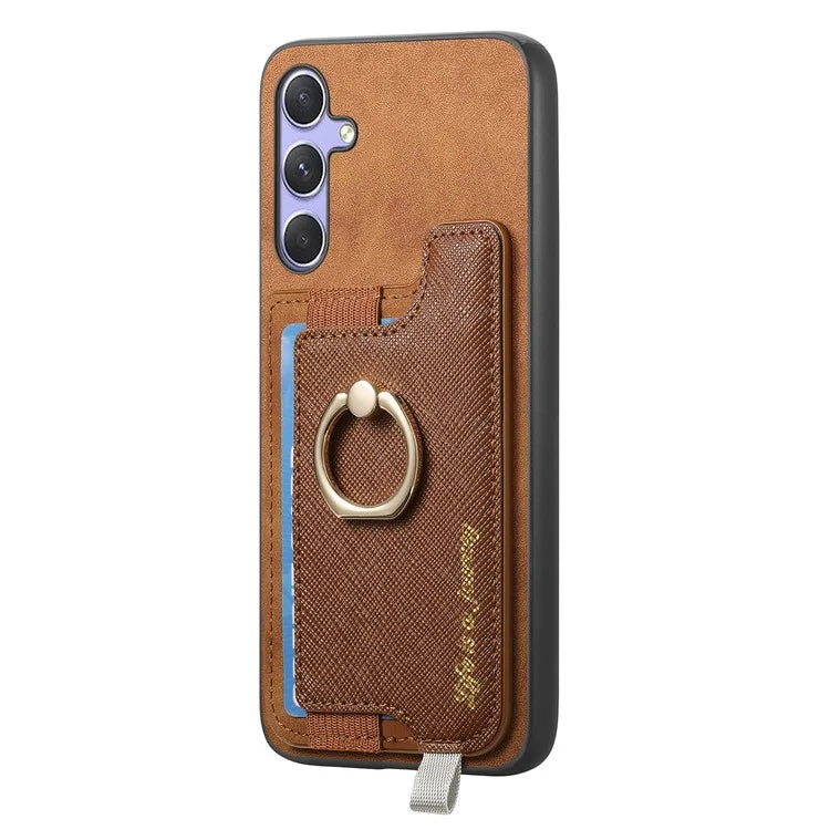 B5 For Samsung Galaxy A54 5G Case 2-in-1 Magnetic Detachable Card Holder Leather+TPU Phone Cover