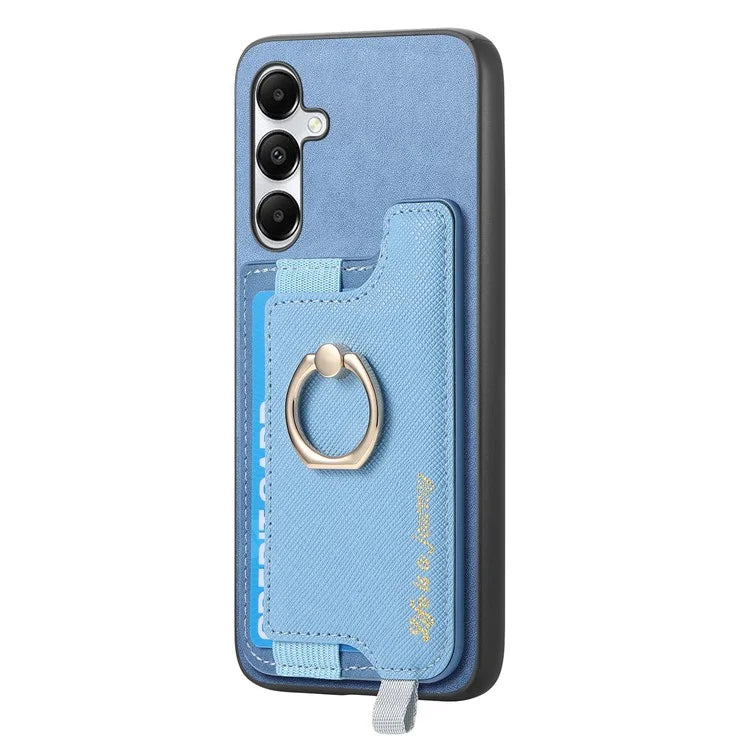 B5 For Samsung Galaxy A05s 4G Case 2-in-1 Magnetic Detachable Card Holder Leather+TPU Phone Cover