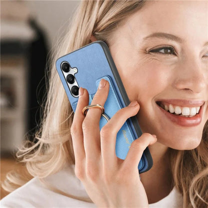 B5 For Samsung Galaxy A05s 4G Case 2-in-1 Magnetic Detachable Card Holder Leather+TPU Phone Cover