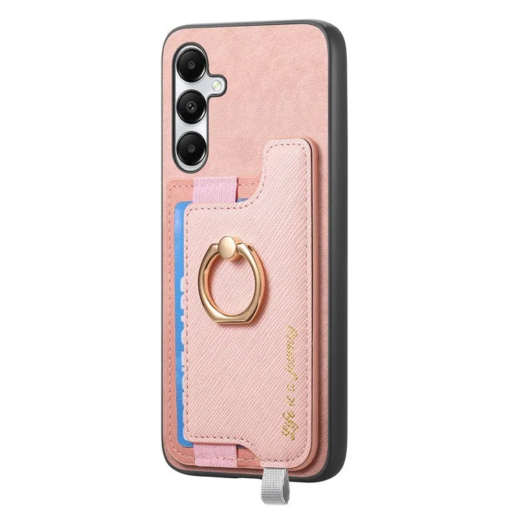 B5 For Samsung Galaxy A05s 4G Case 2-in-1 Magnetic Detachable Card Holder Leather+TPU Phone Cover