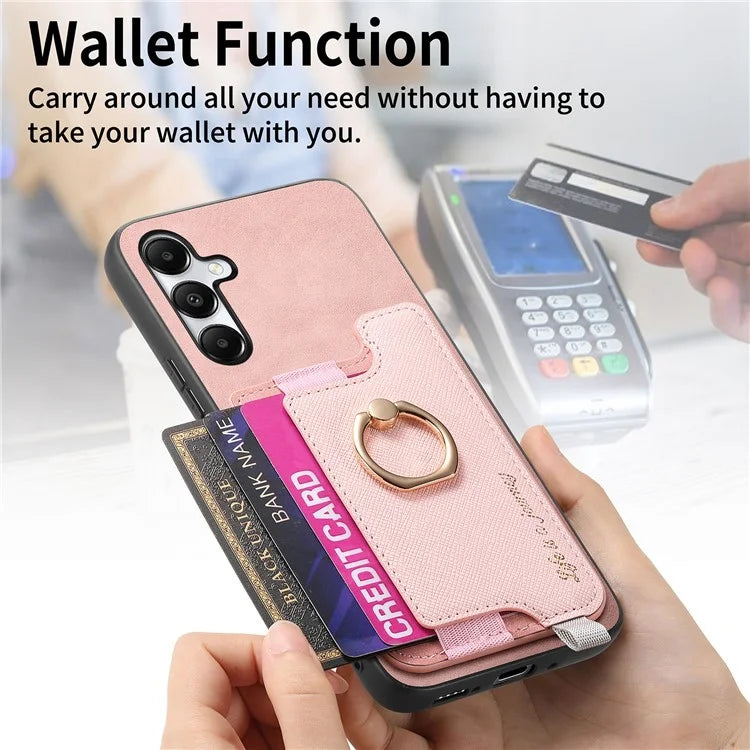 B5 For Samsung Galaxy A05s 4G Case 2-in-1 Magnetic Detachable Card Holder Leather+TPU Phone Cover